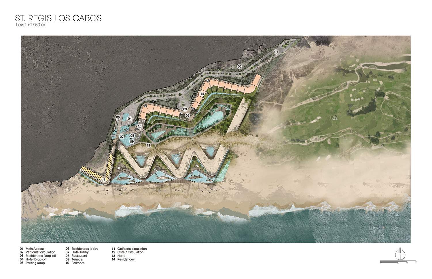 sordo madaleno arquitectos st regis los cabos hotel resort mexico designboom