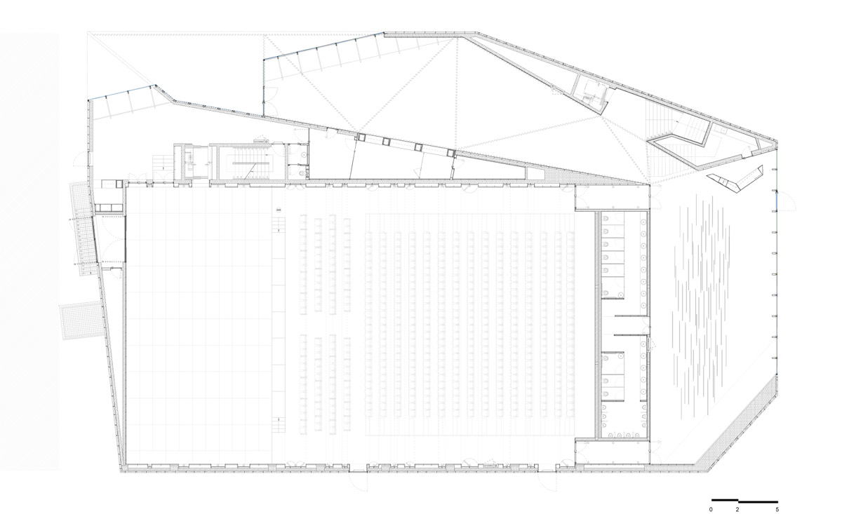 spaceworkers\' paredes municipal auditorium on designboom