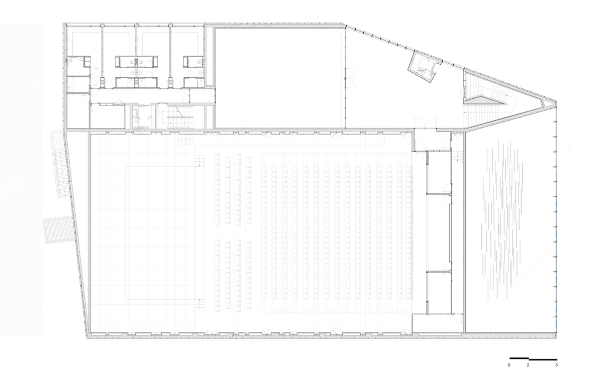 spaceworkers\' parades municipal auditorium on designboom