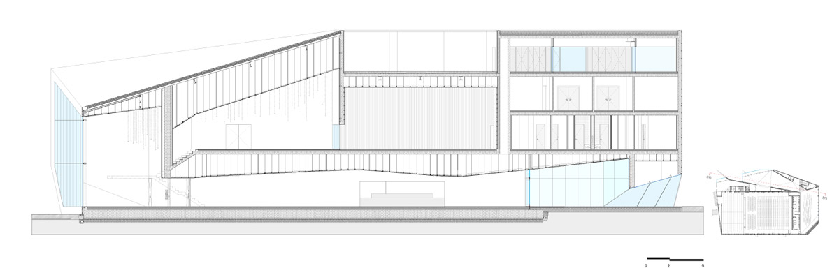 spaceworkers\' paredes municipal auditorium on designboom