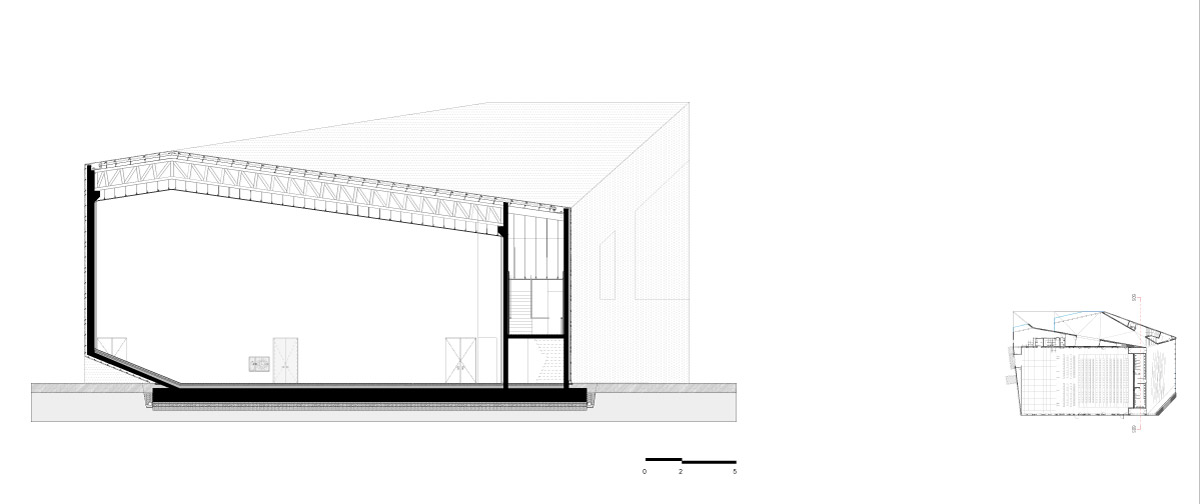 spaceworkers\' paredes municipal auditorium on designboom