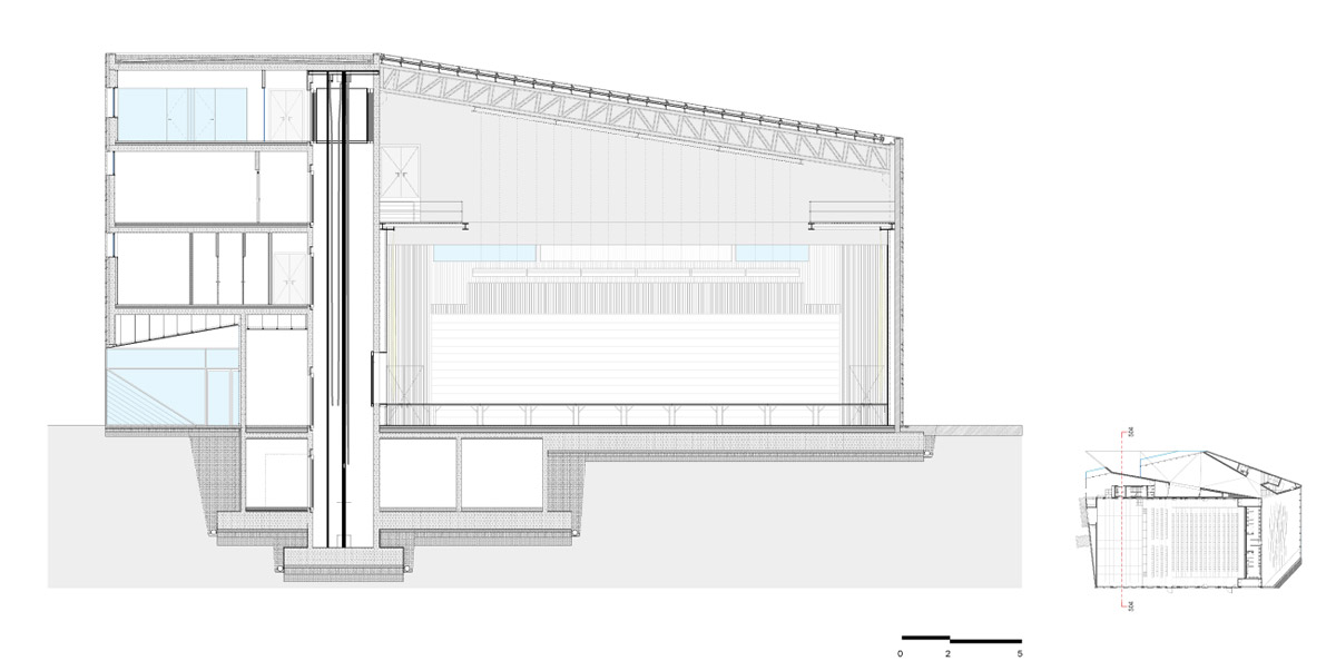 spaceworkers\' paredes municipal auditorium on designboom