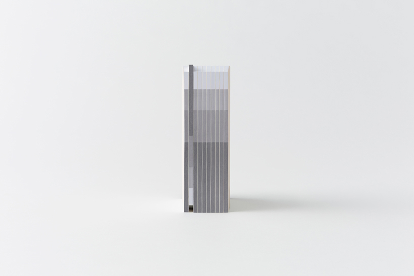 stationery by nendo for by | n features cubic rubber-band