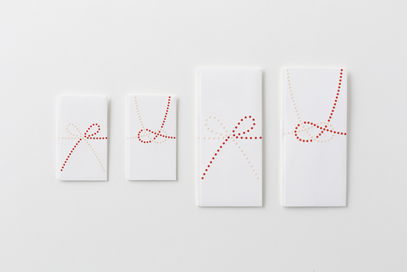 stationery by nendo for by | n features cubic rubber-band