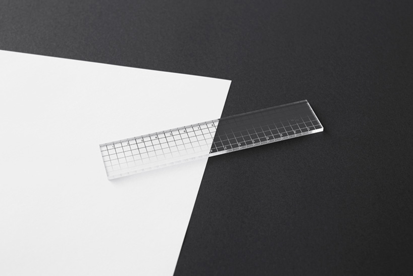 stationery by nendo for by | n features cubic rubber-band