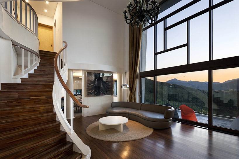 studio gaon a house on the cliff by the river