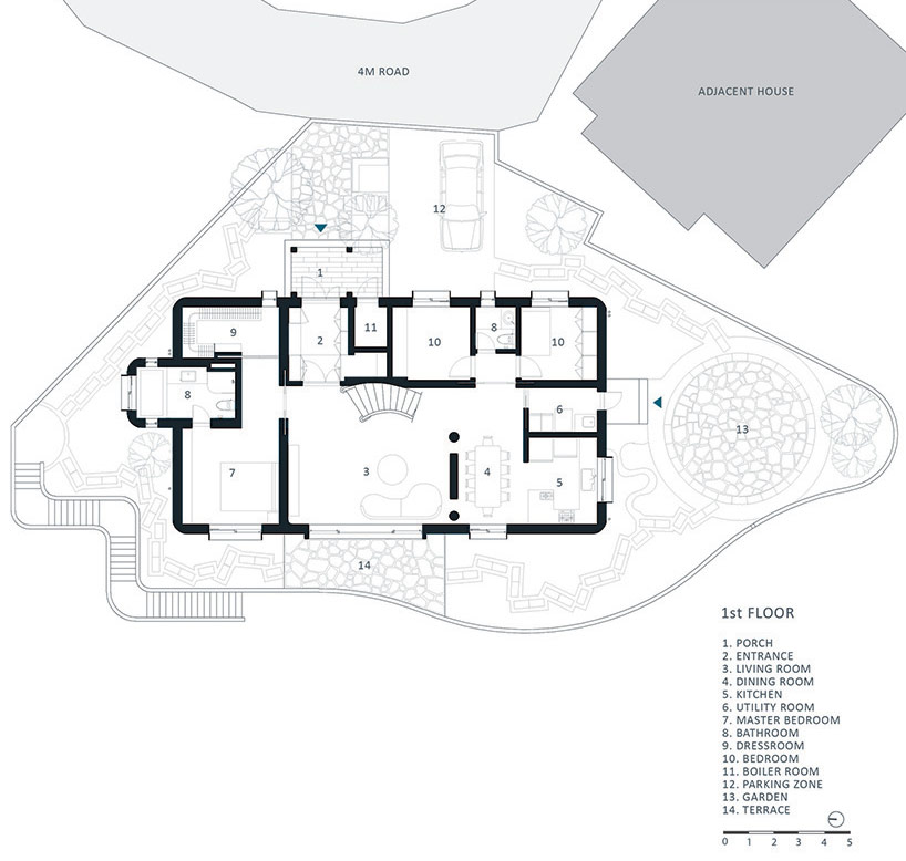 studio gaon a house on the cliff by the river