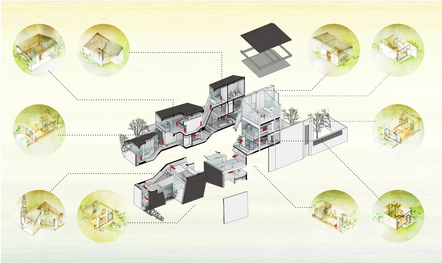 STUDIO QI nine house xitang china designboom