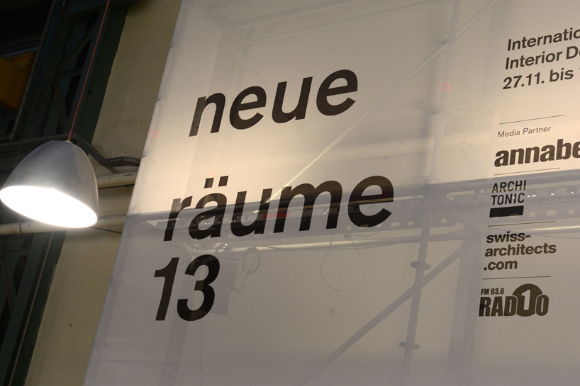swiss design showcases at neue raume 13