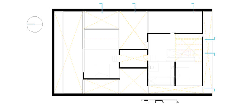t3arc builds the concrete casa materka around a piano