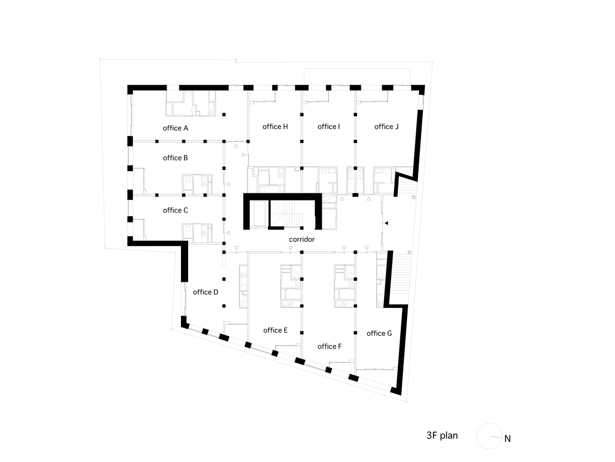 takeshi yamagata architects: chojyabashi building