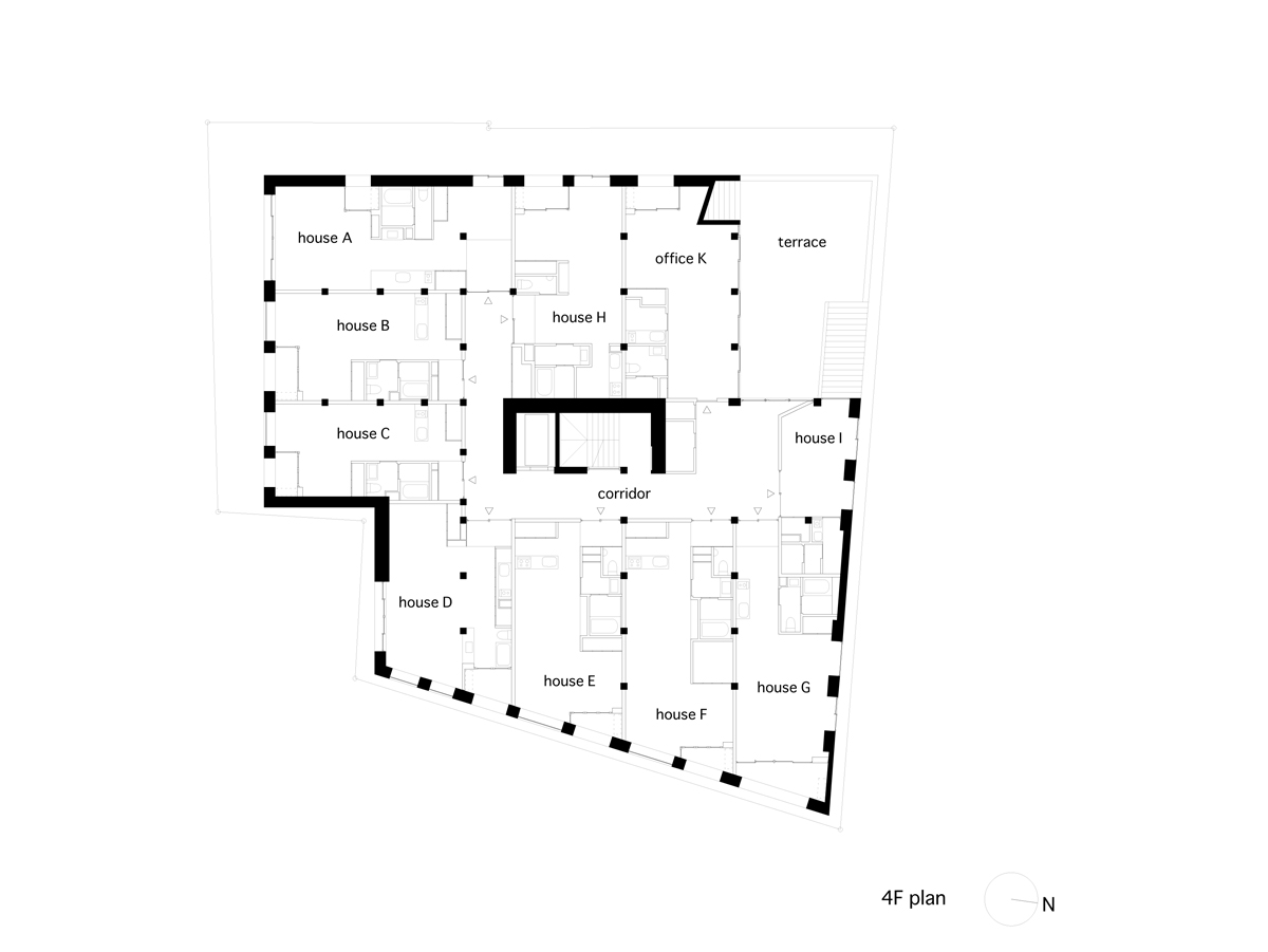 takeshi yamagata architects: chojyabashi building