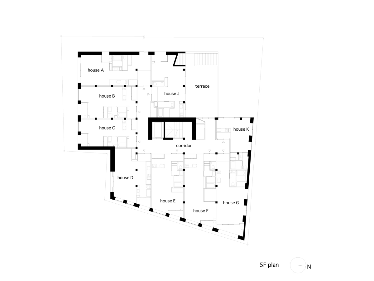 takeshi yamagata architects: chojyabashi building