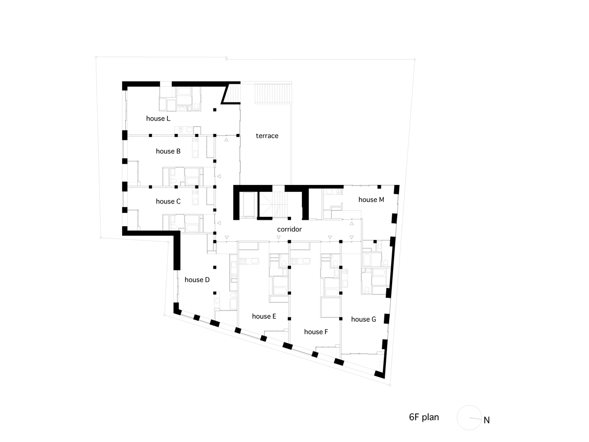 takeshi yamagata architects: chojyabashi building
