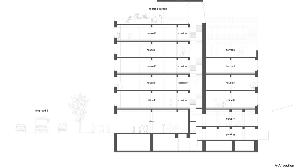 takeshi yamagata architects: chojyabashi building