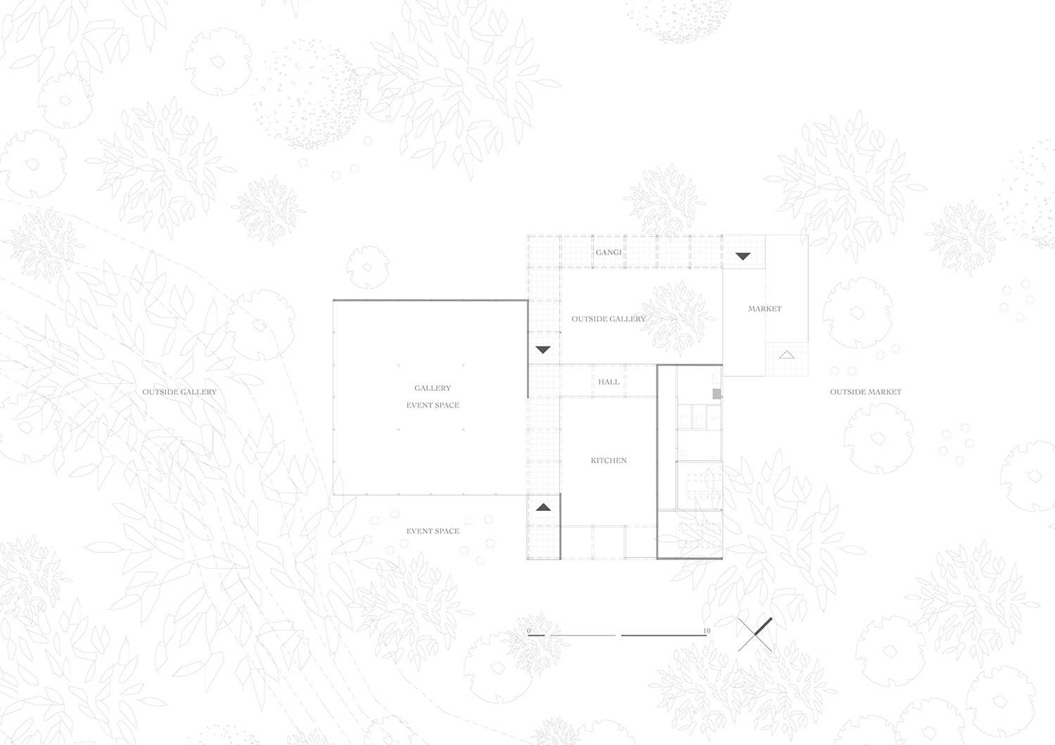 takuya hosokai plate restaurant gallery community center niigata japan designboom