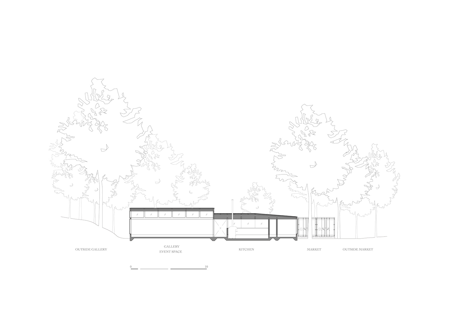 takuya hosokai plate restaurant gallery community center niigata japan designboom