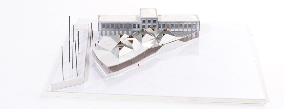 tank architectes: mediatheque de la madeleine under construction