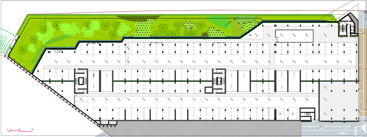 tetrarc PEM vitre train station walkway france designboom