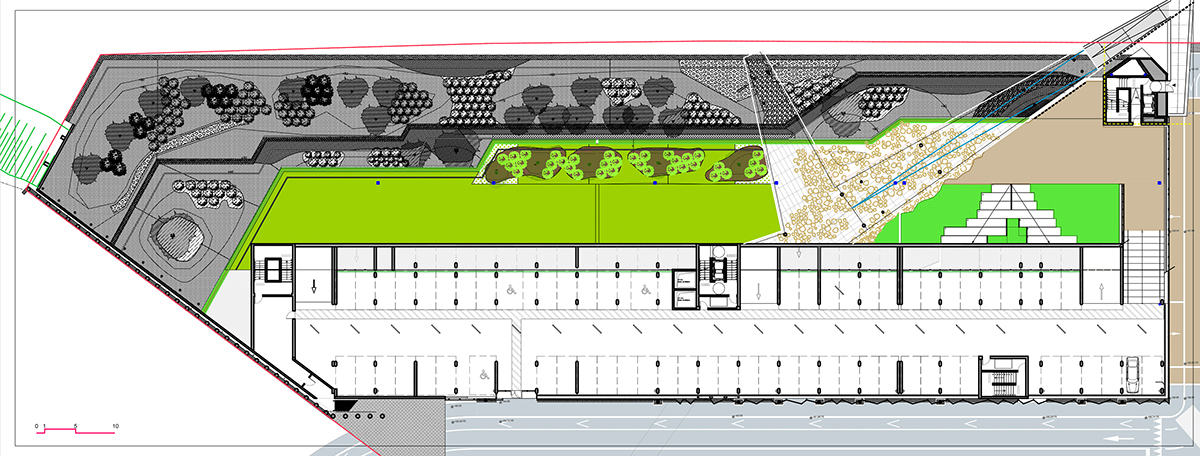 tetrarc PEM vitre train station walkway france designboom