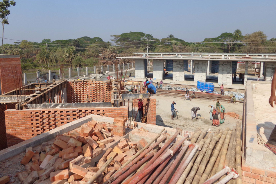 tjep solidaridad village market VSM vaastukalpa architects bangladesh designboom