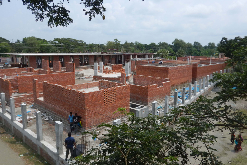 tjep solidaridad village market VSM vaastukalpa architects bangladesh designboom