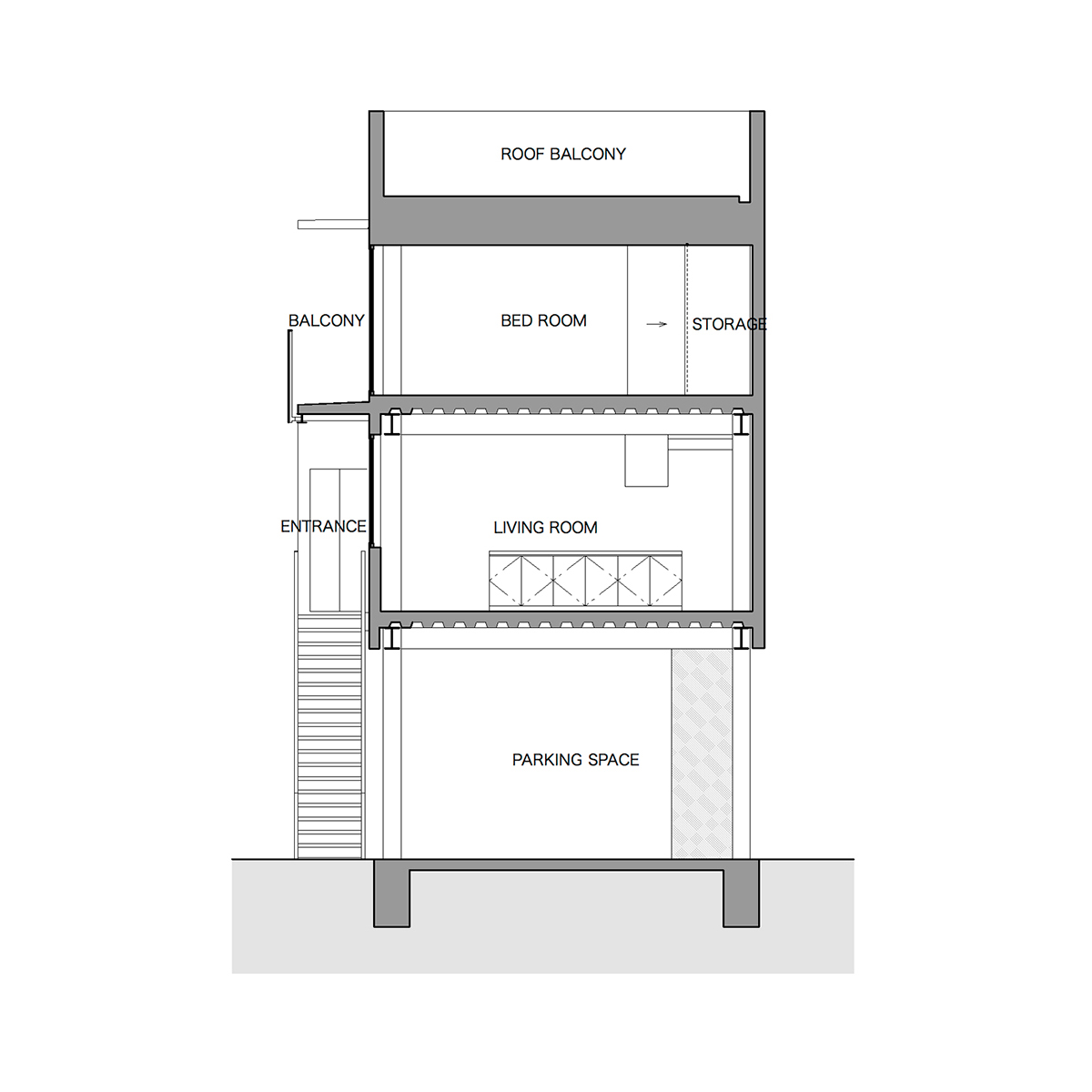 TOFU architects M-house ashiya japan designboom