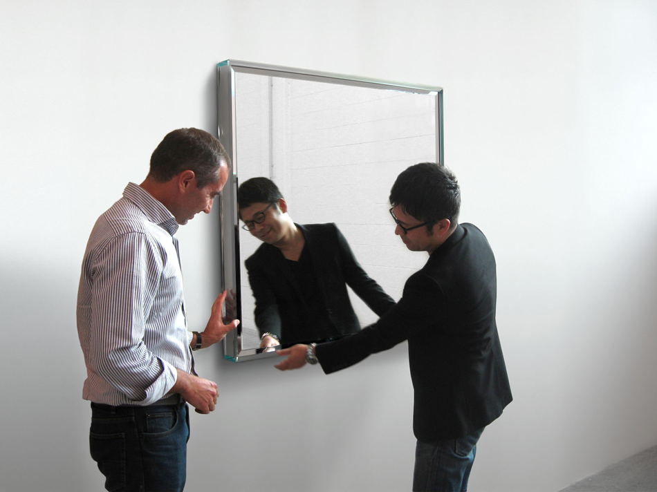 tokujin yoshioka: prism mirrors for glas italia