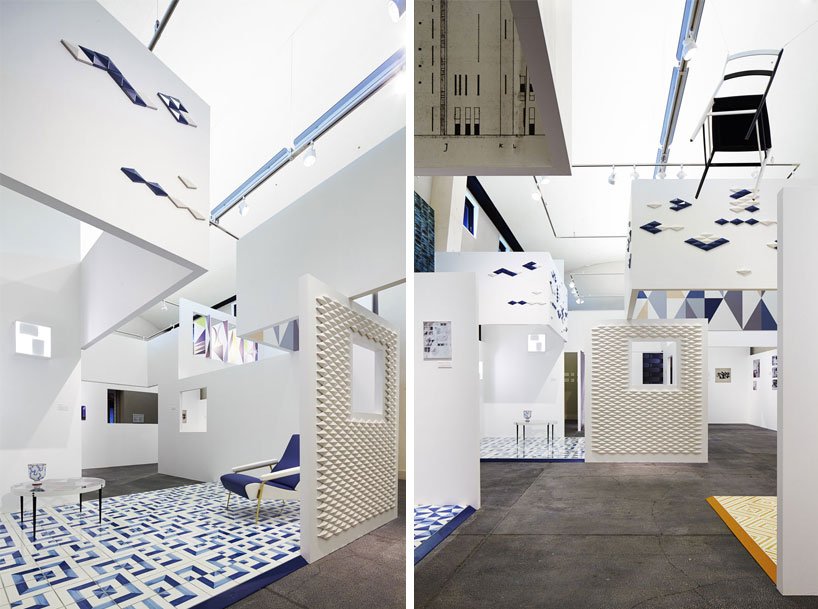 torafu architects texturizes gio ponti exhibit with tactile surfaces