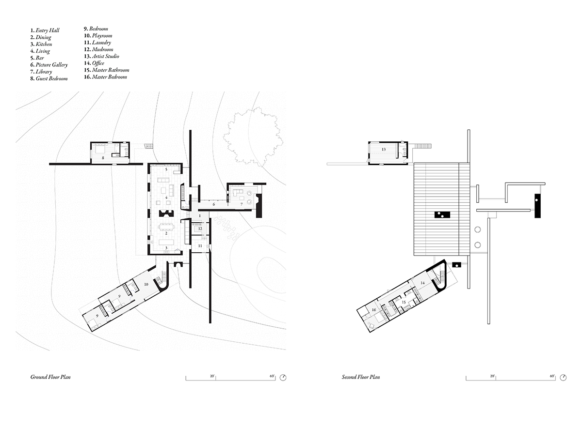 TW ryan's 'three chimney house' echoes colonial american south