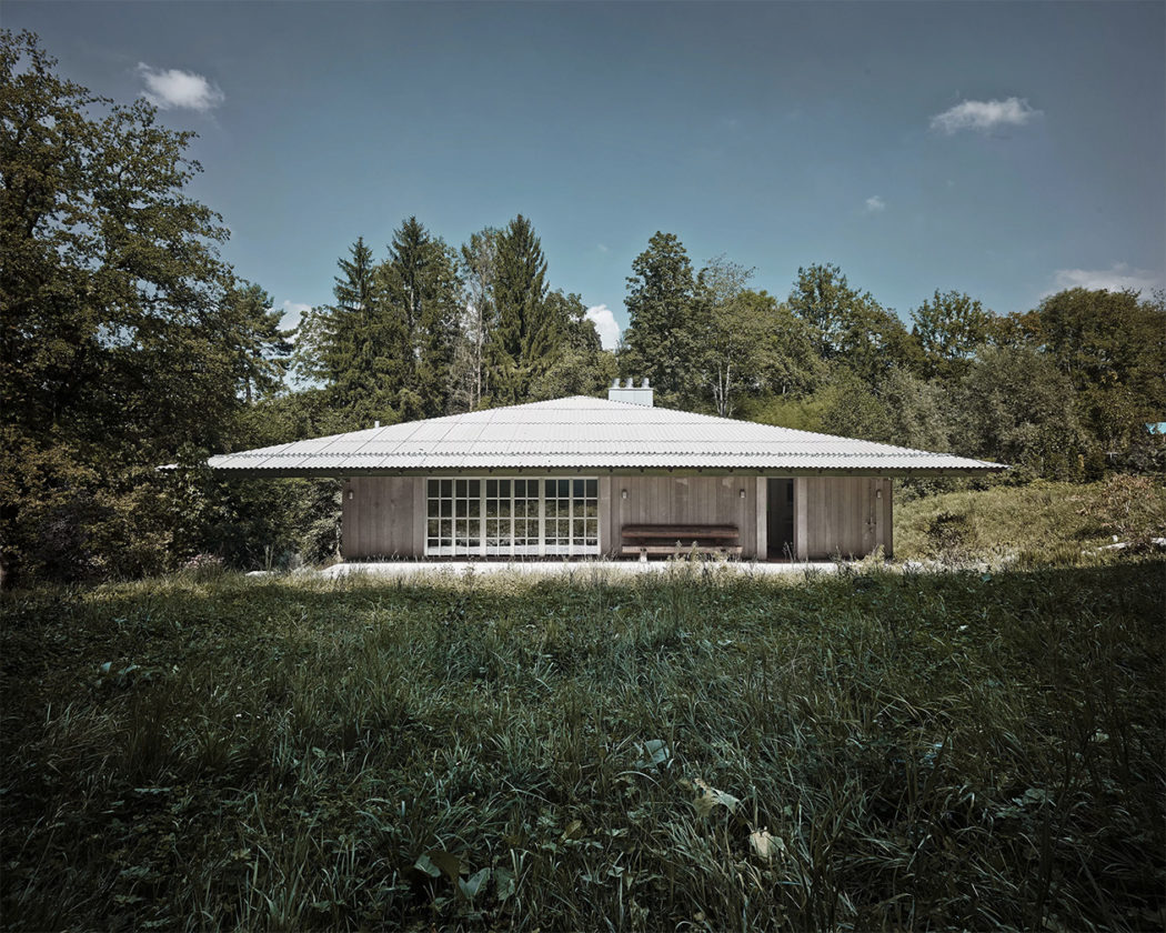 exterior shot of ugo rondinone's living sculpture