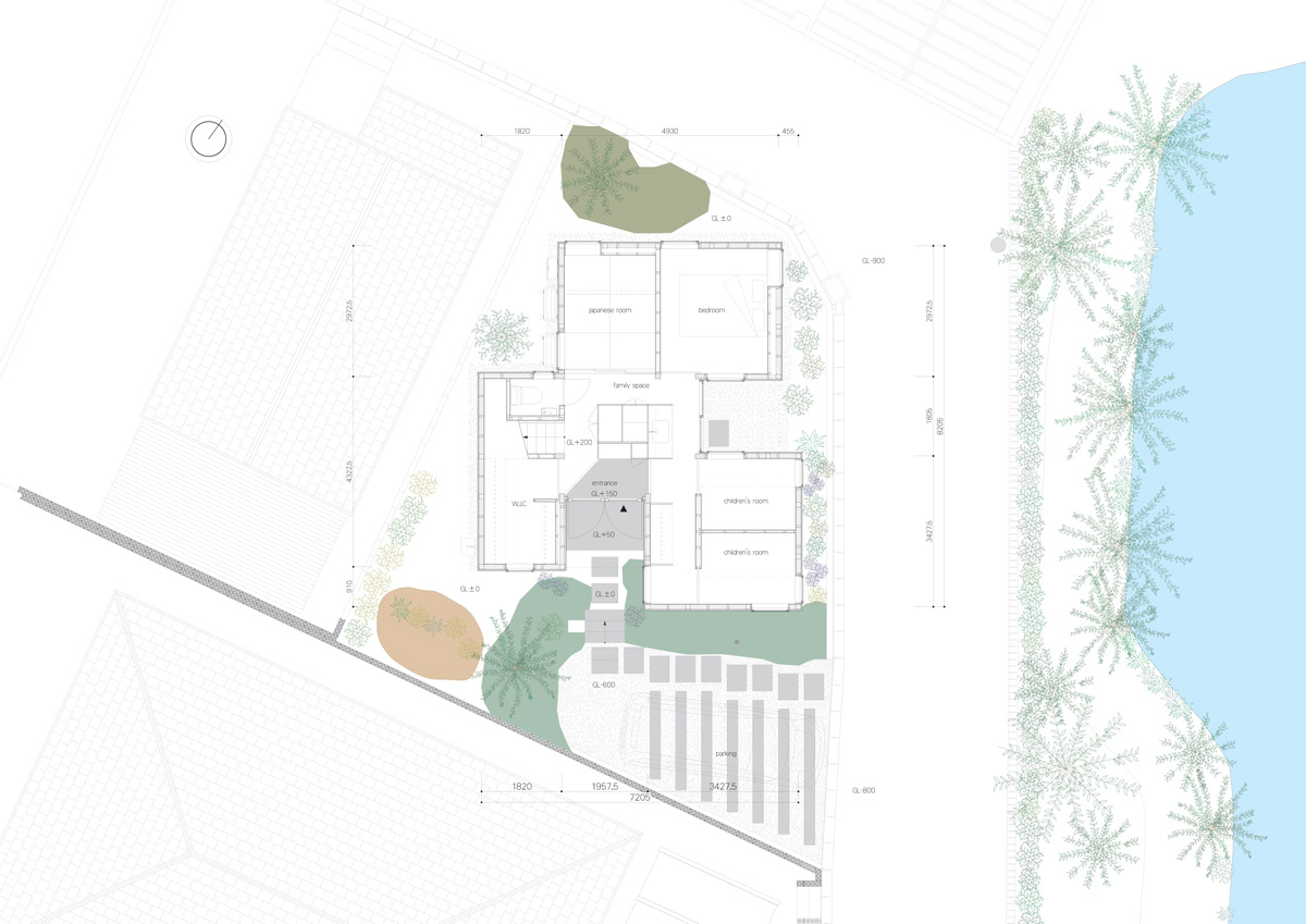 umbre architects house in tutujigaoka designboom