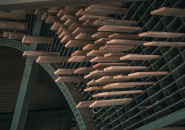 urbach tower self-shaping wood ICD ITKE stuttgart designboom