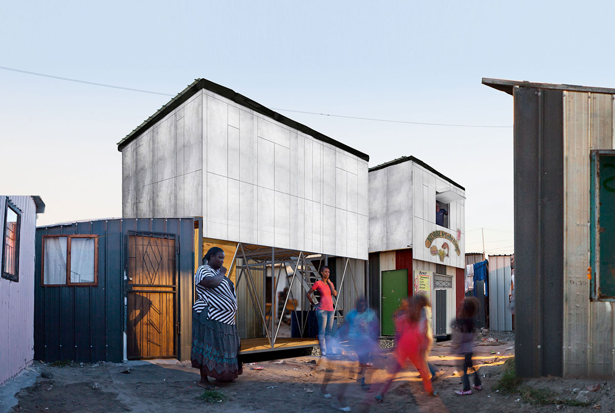 urban think tank introduces the empower shack to the slums of western cape