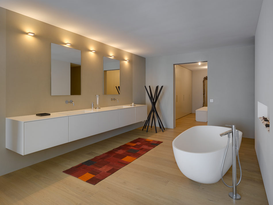 urban villas on lake lucerne create hillside periscopes 