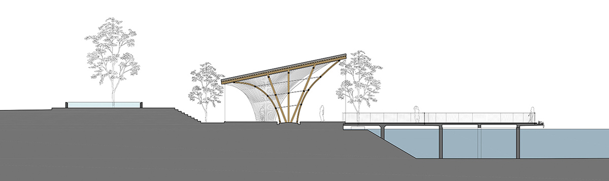 vo trong nghia architects roc von restaurant bamboo hanoi vietnam designboom