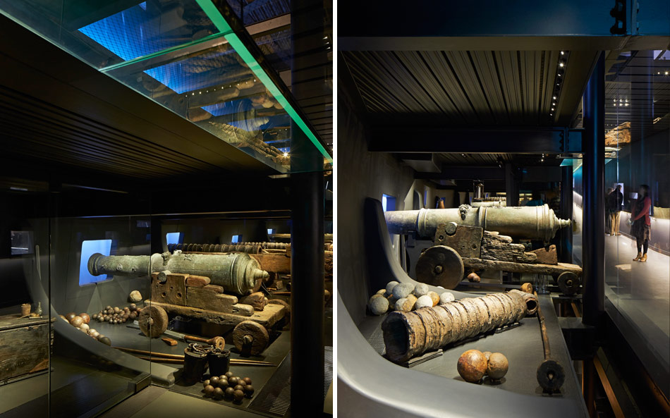 wilkinson eyre architects\' mary rose museum evokes shape of ship hull