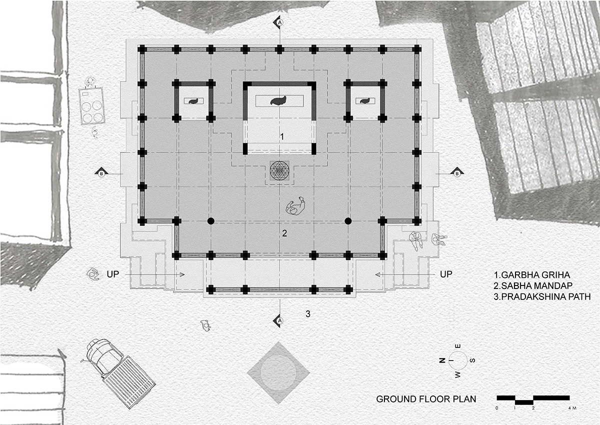 within n without shailesh devi maruti mandir temple india designboom