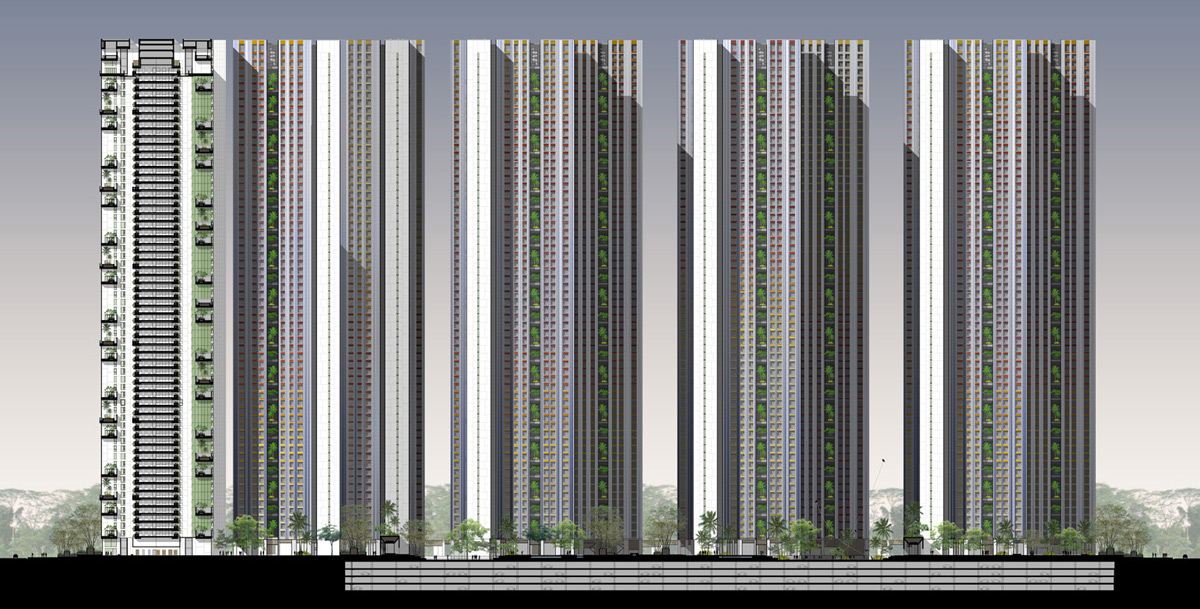 WOHA architects new cuffe parade designboom