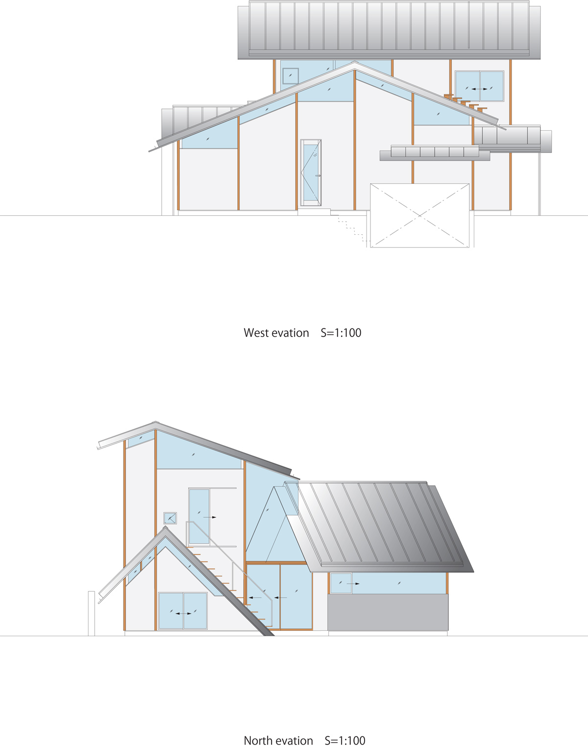 y+m design office eaves around house kyoto japan designboom