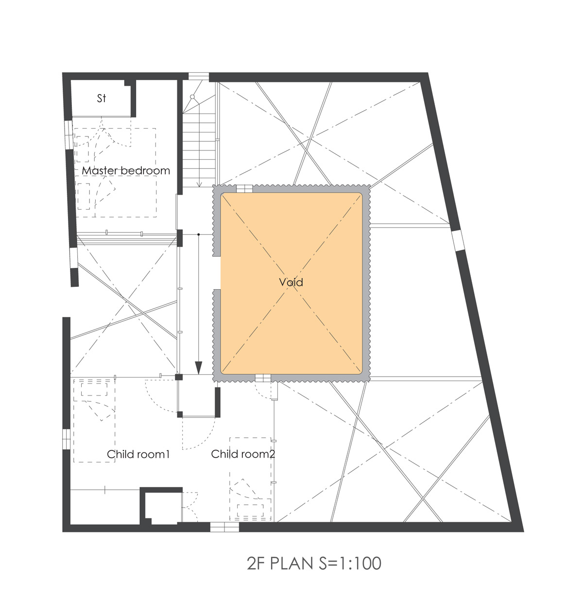 y+M design office house of a backstage designboom