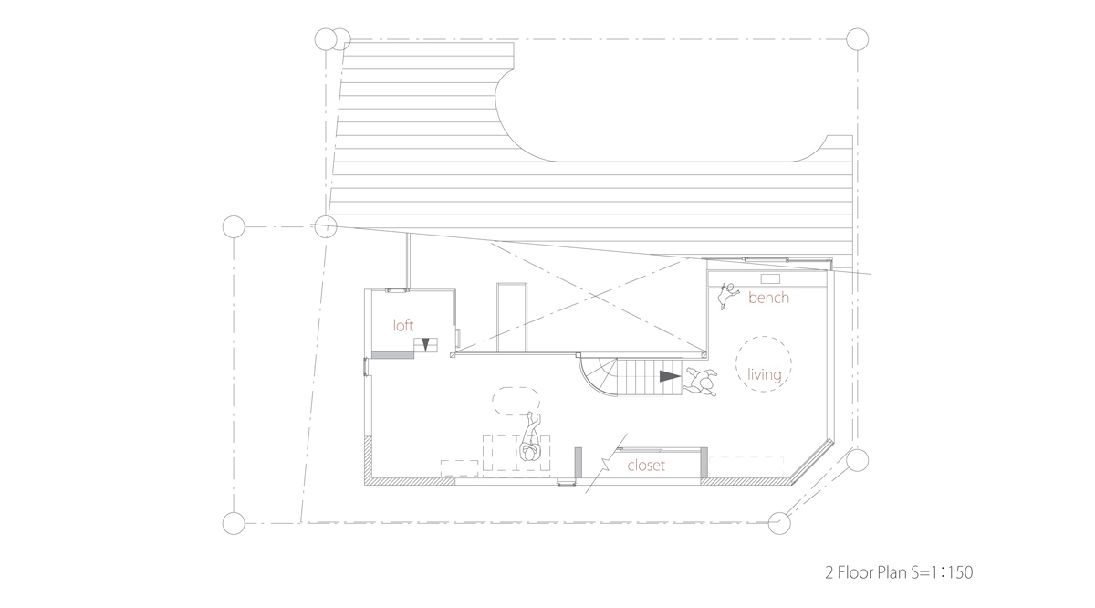 y+M design office north garden house designboom
