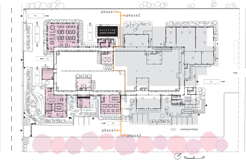 yuji tanabe and sachie isaka carona electric head office designboom