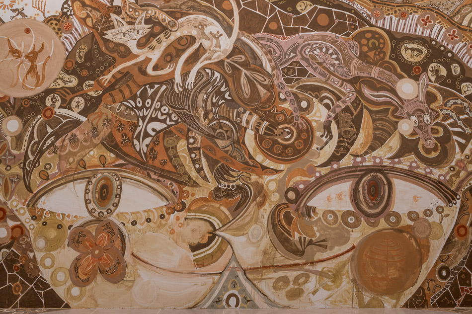 yusuke asai: rice gallery - yamatane earth painting