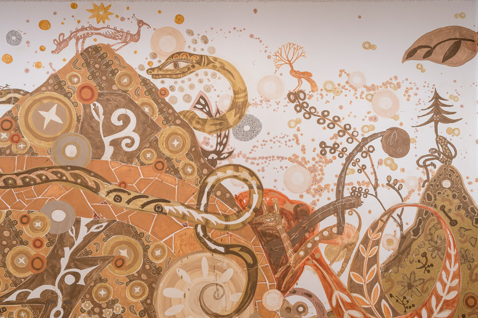 yusuke asai: rice gallery - yamatane earth painting