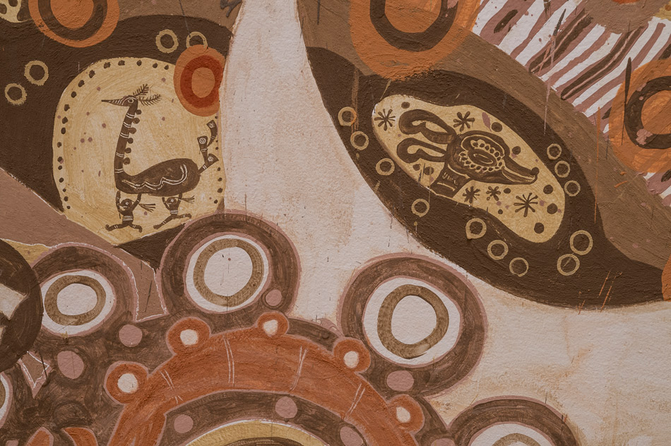 yusuke asai: rice gallery - yamatane earth painting