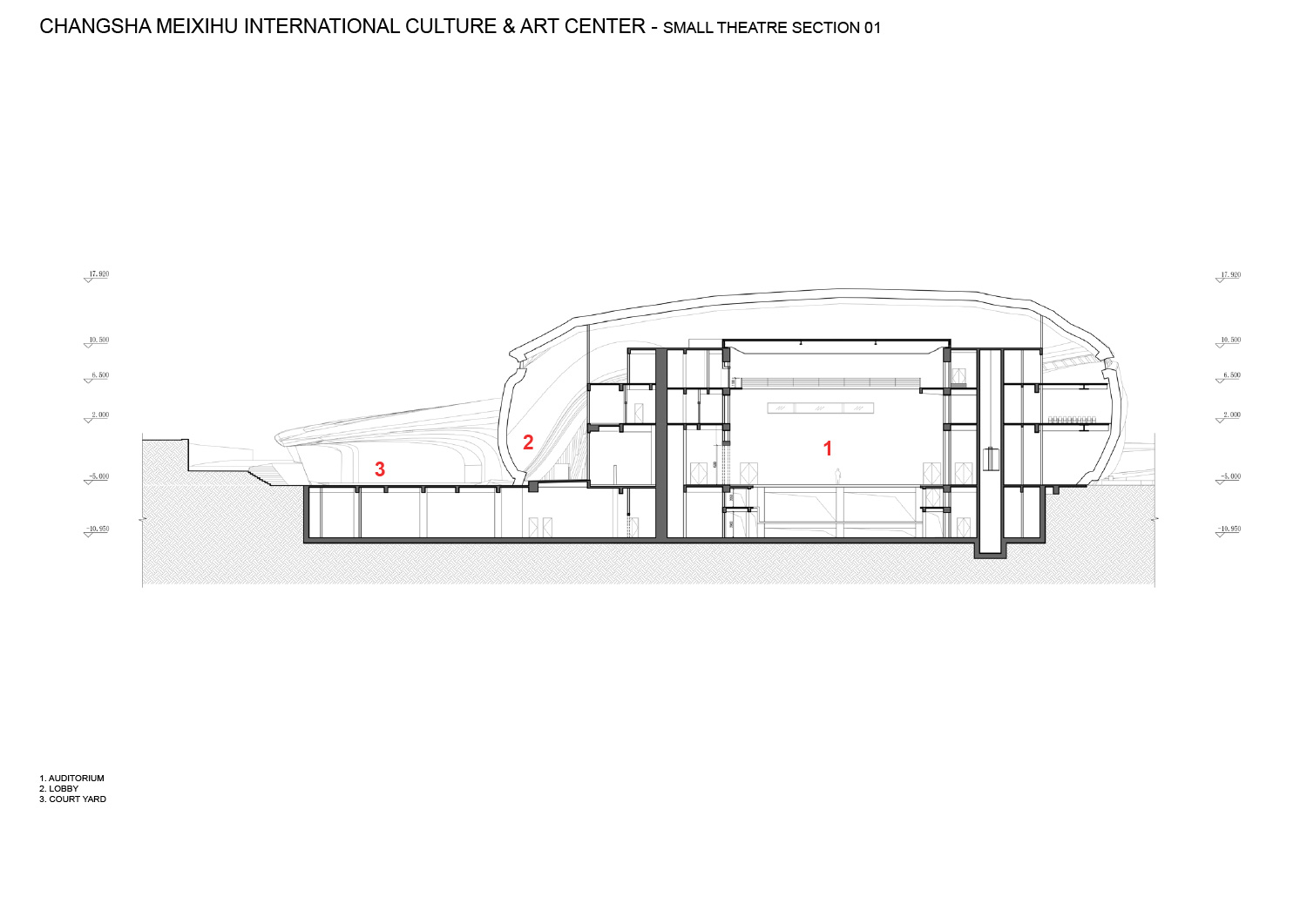 zaha hadid changsha meixihu international culture arts centre china designboom