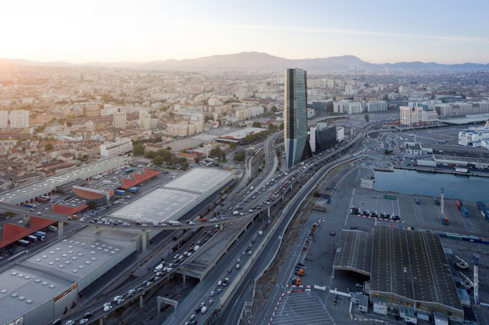 zaha hadid: CMA CGM headquarters tower in marseille