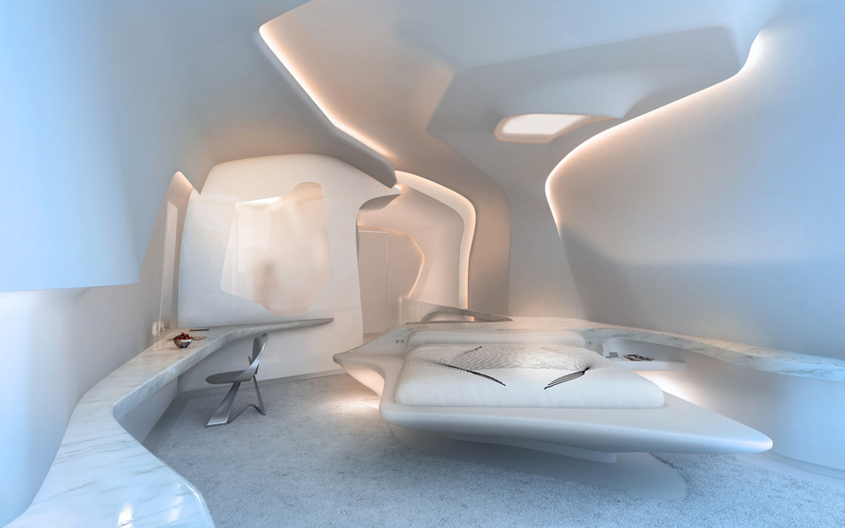 zaha hadid opus office tower dubai interiors designboom