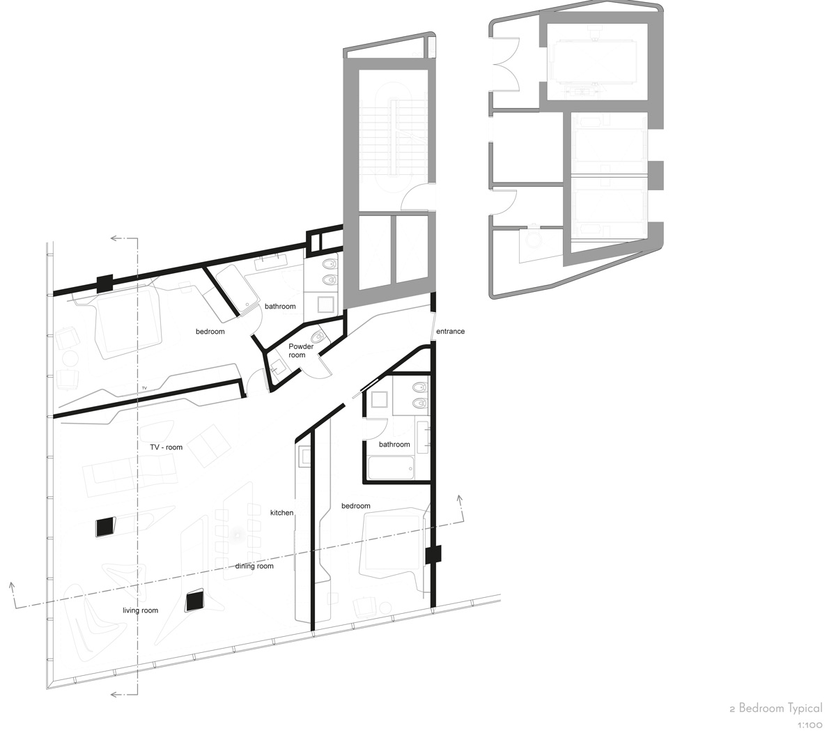 zaha hadid opus office tower dubai interiors designboom
